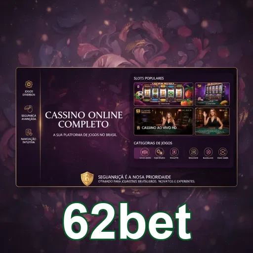 Ilustração de Aproveite Slot Games e Recompensas VIP no 62bet